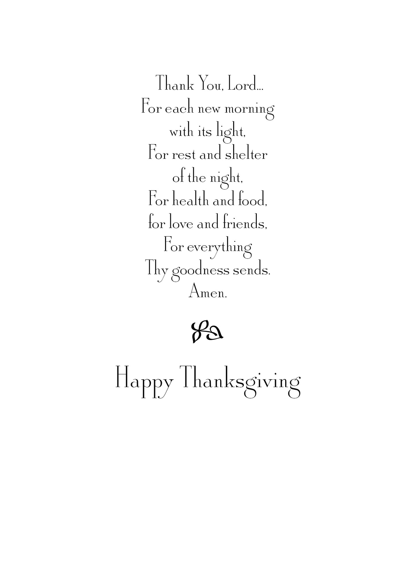 FRS7911 Thanksgiving Card