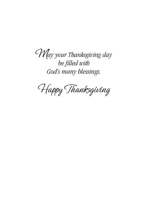 FRS 662 / 7931 Thanksgiving Card
