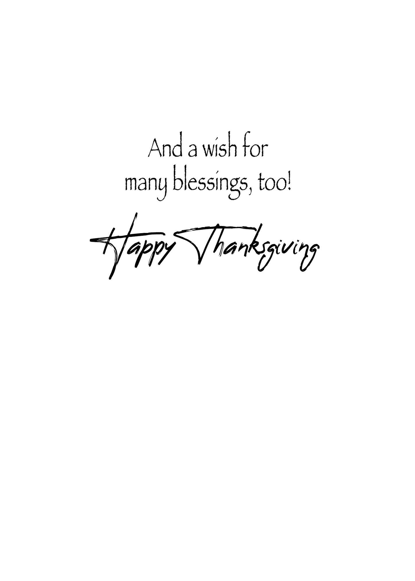 FRS7933 Thanksgiving Card