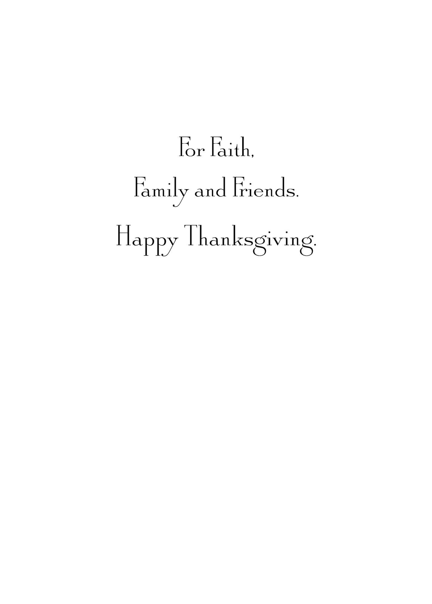 FRS 705 / 7940 Thanksgiving Card