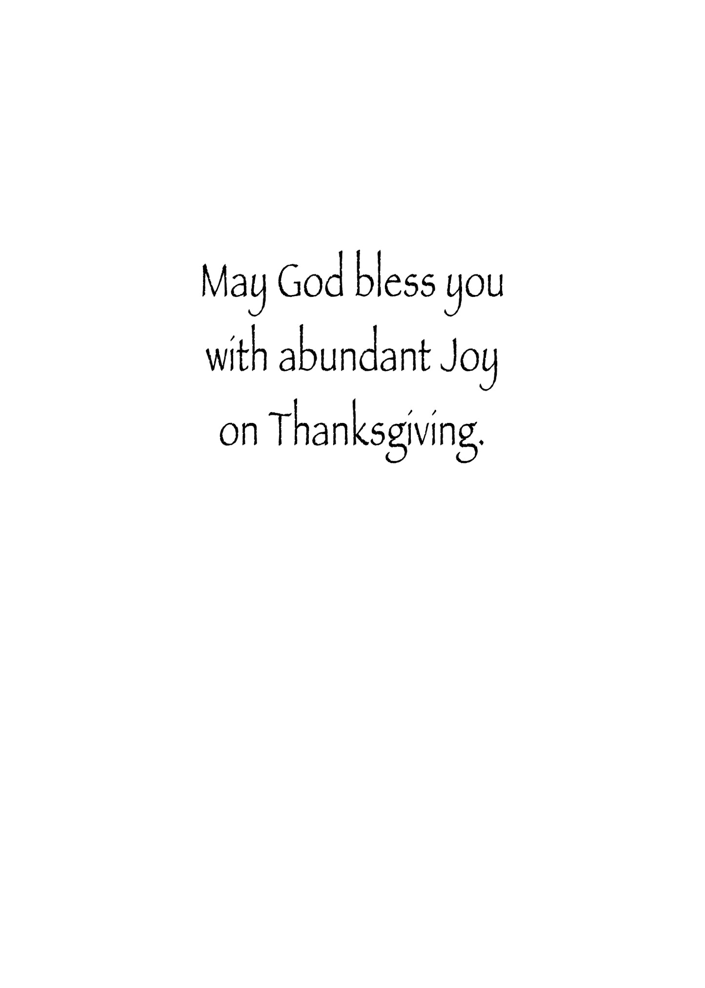 FRS7958 Thanksgiving Card
