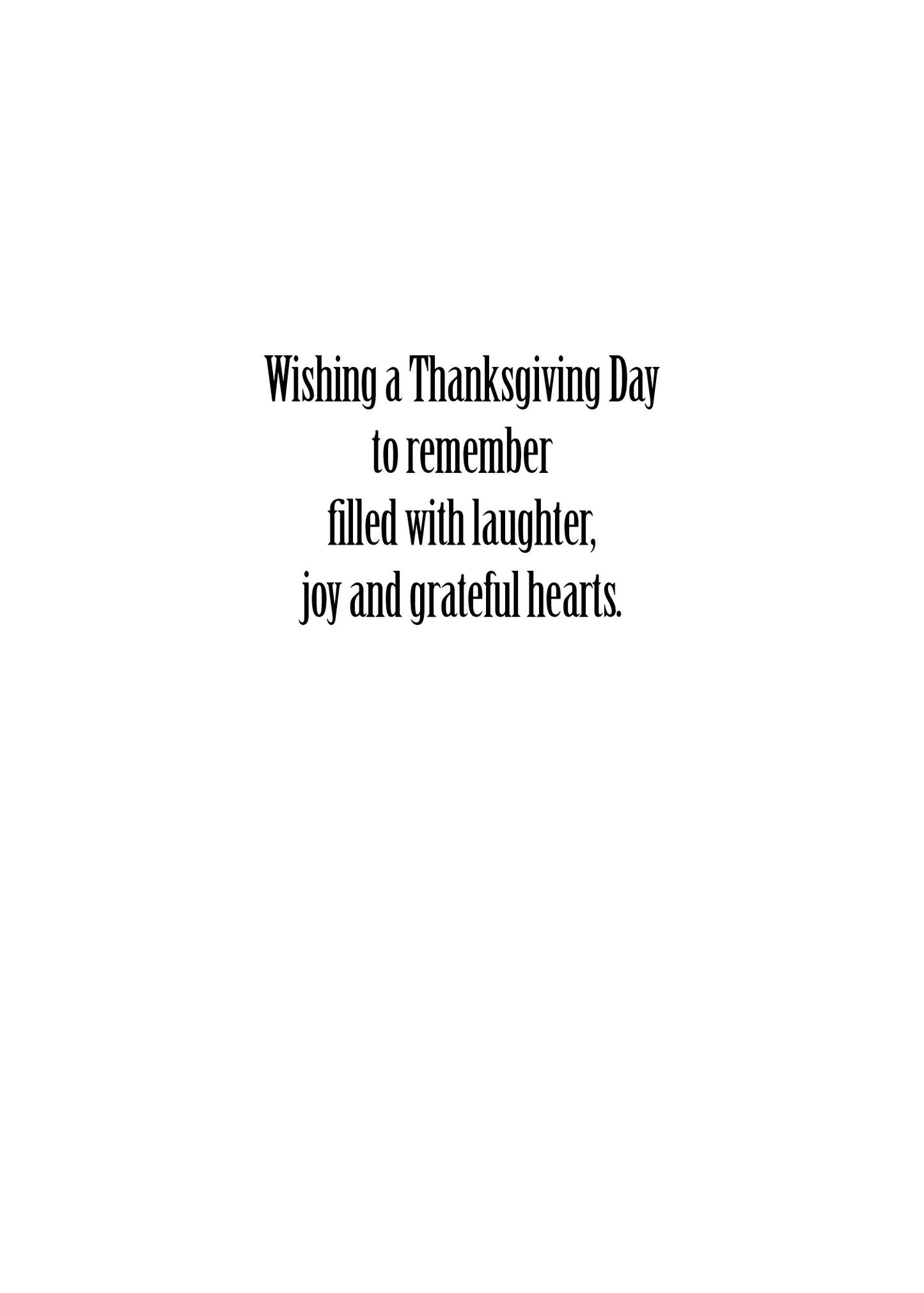 FRS7969 Thanksgiving Card