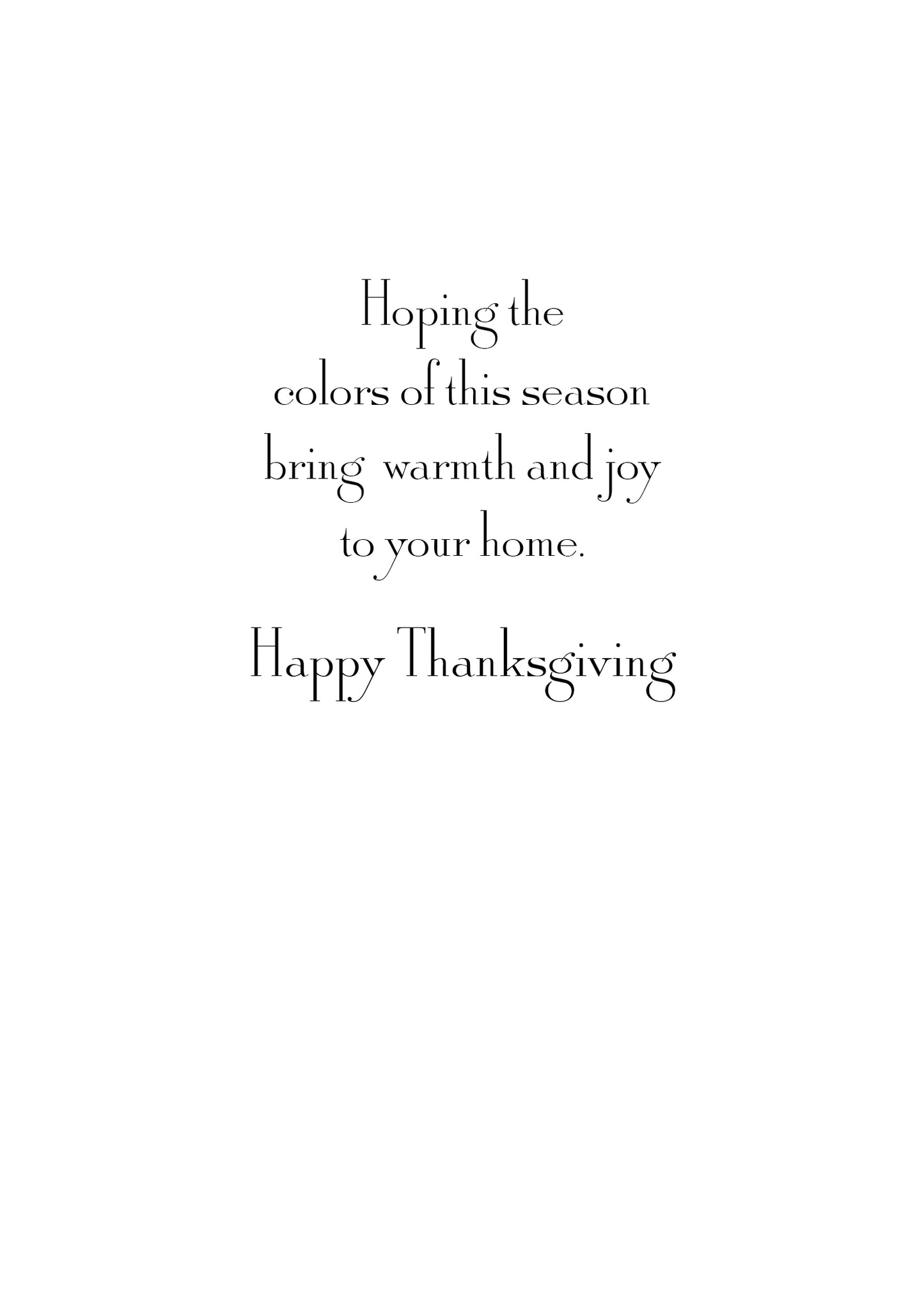 FRS7981 Thanksgiving Card