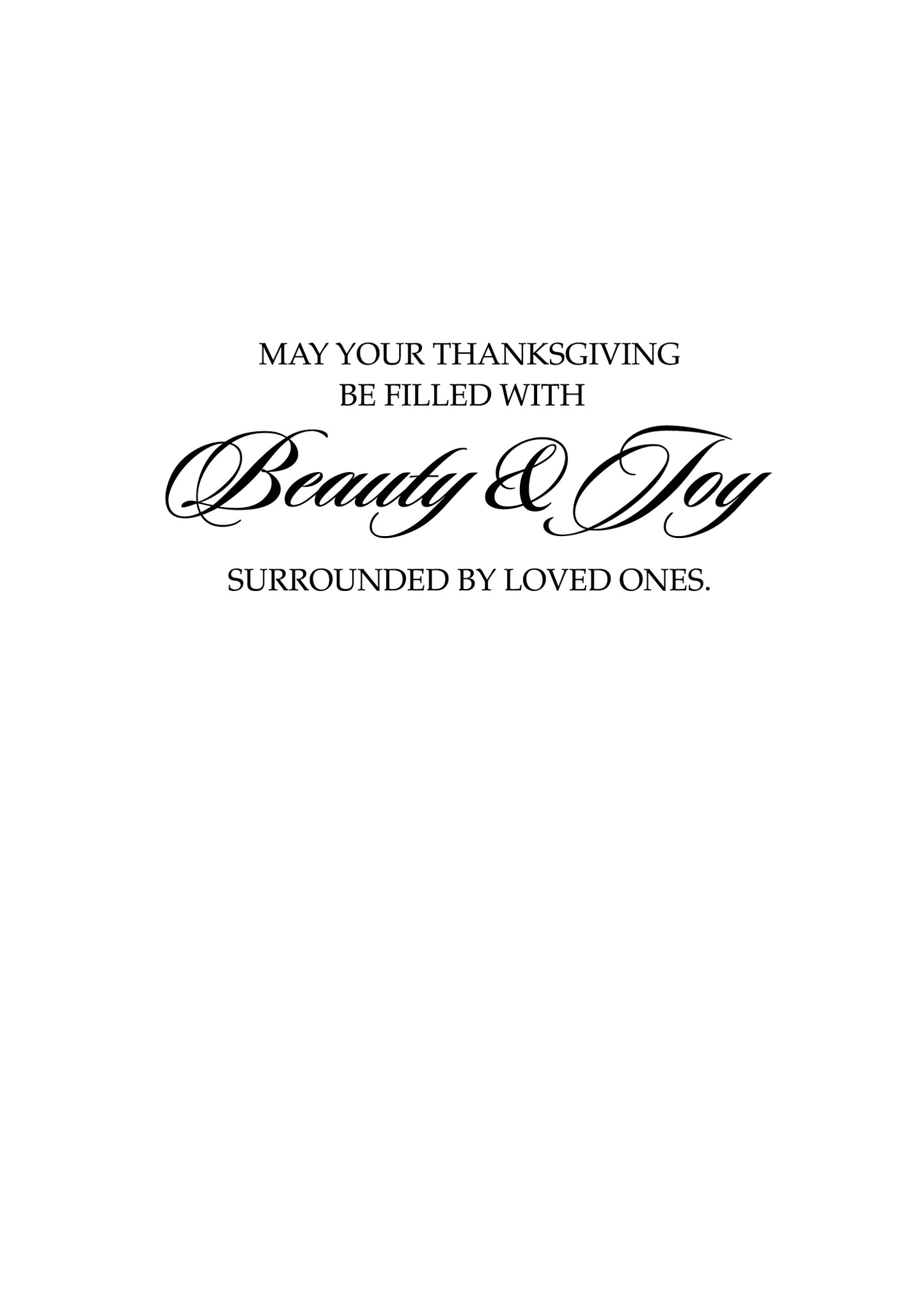 FRS7986 Thanksgiving Card