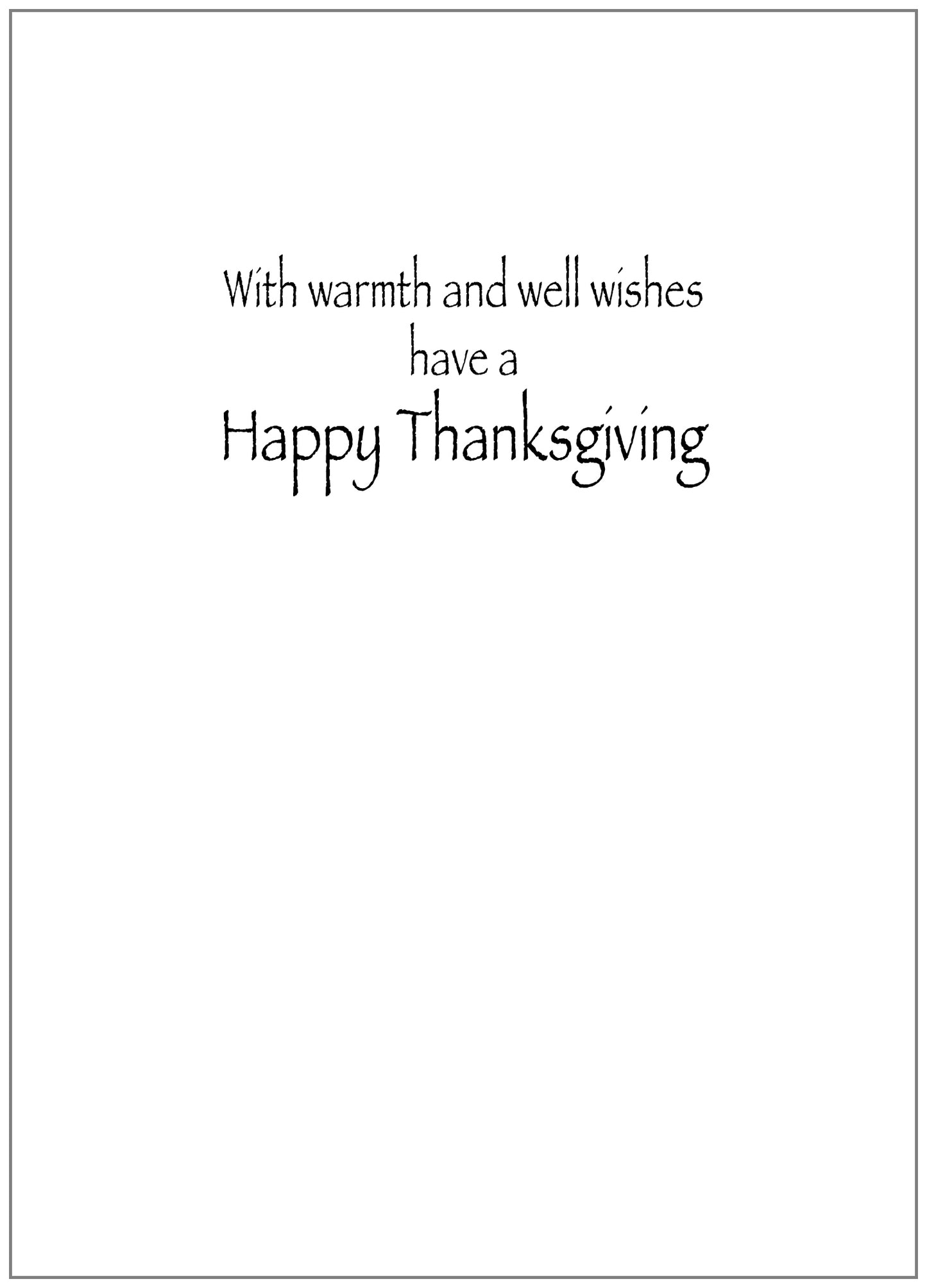 FRS7996 Thanksgiving Card