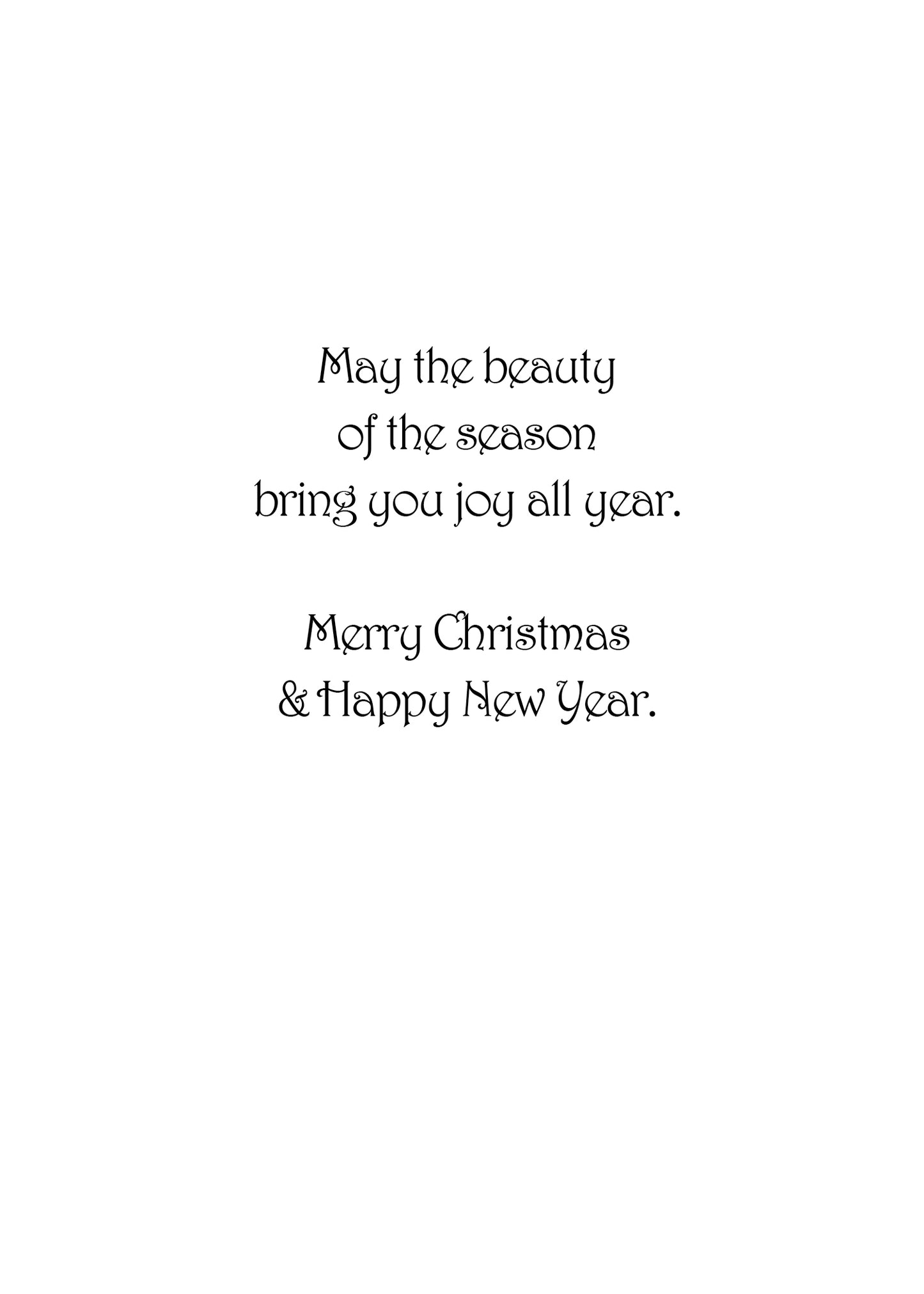 FRS9033 Christmas Card