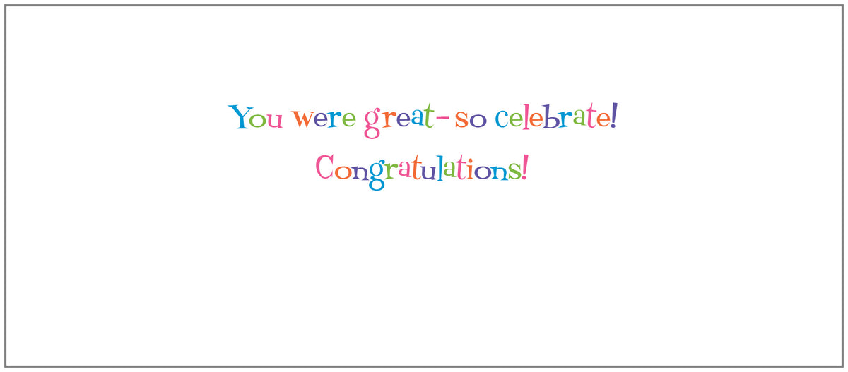 FRSMH4444 Graduation Money Holder Card