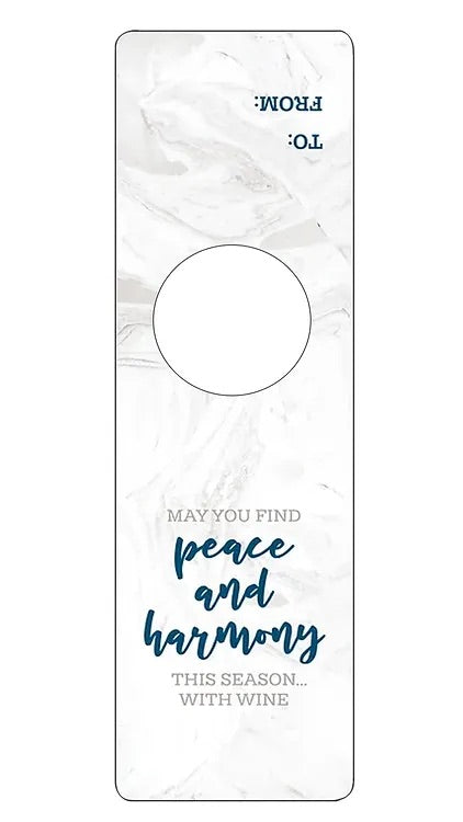 IKIH905 Holiday Bottleneck Gift Tag