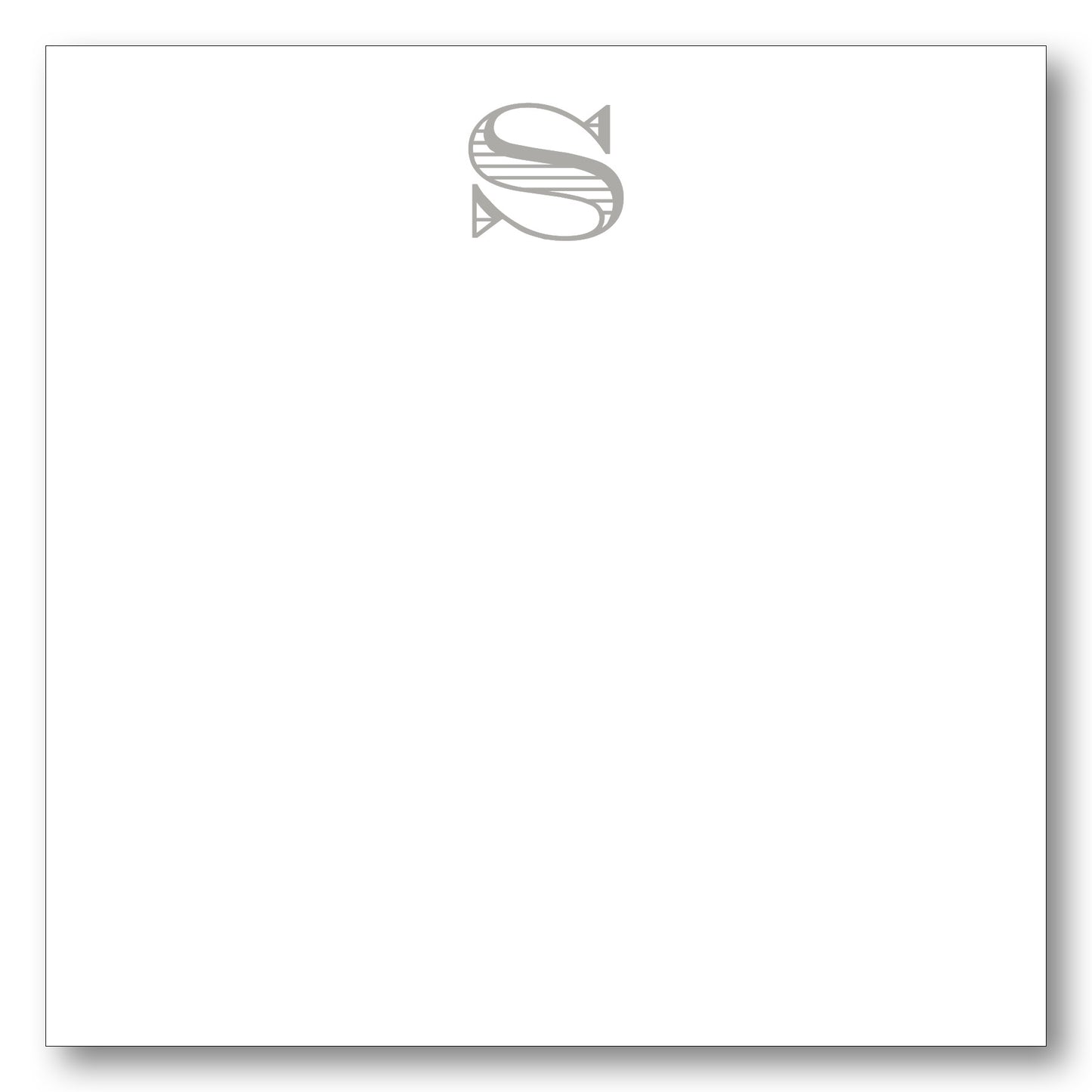 S Block Grey Note Block