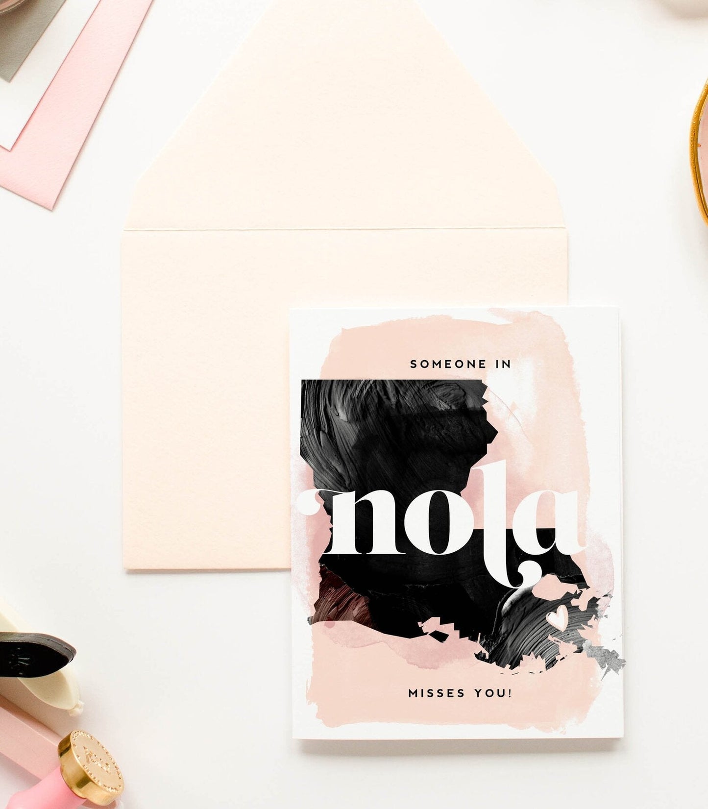 KMB294 New Orleans Misses You Card