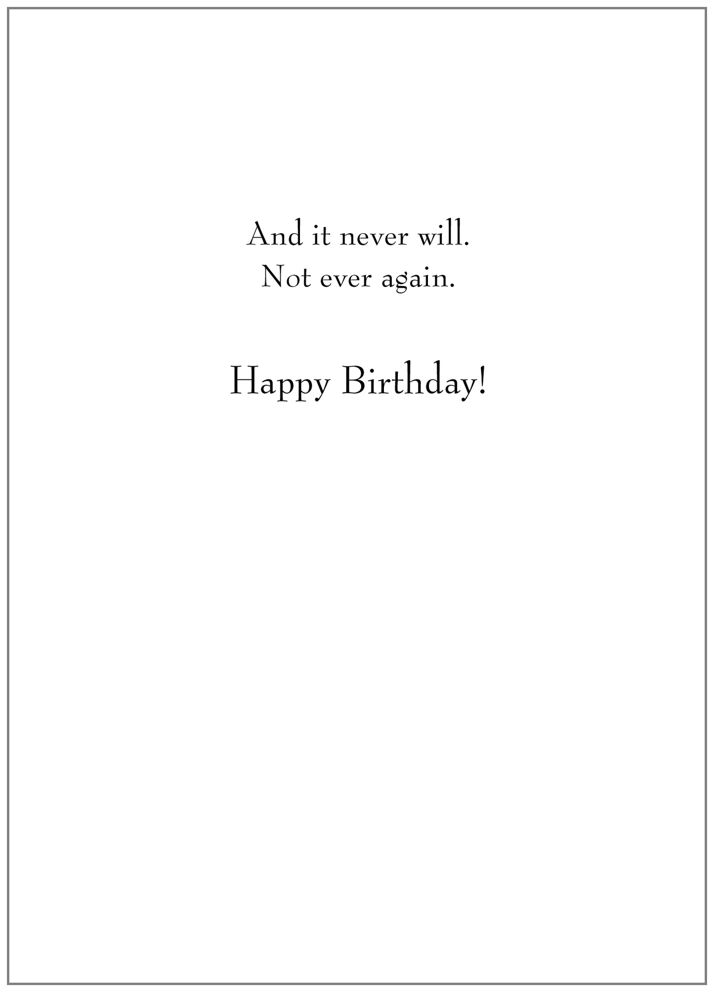 NT107 Birthday Card