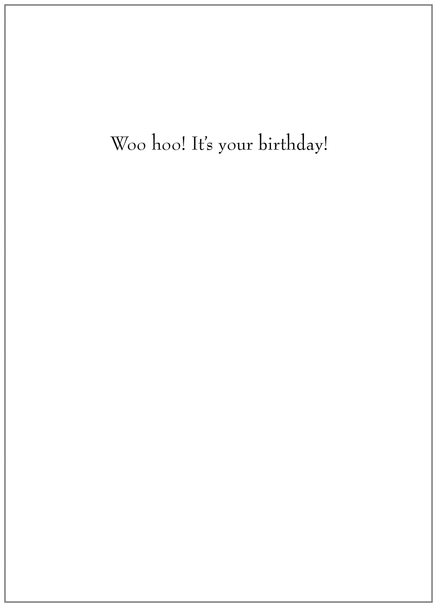 NT120 Birthday Card