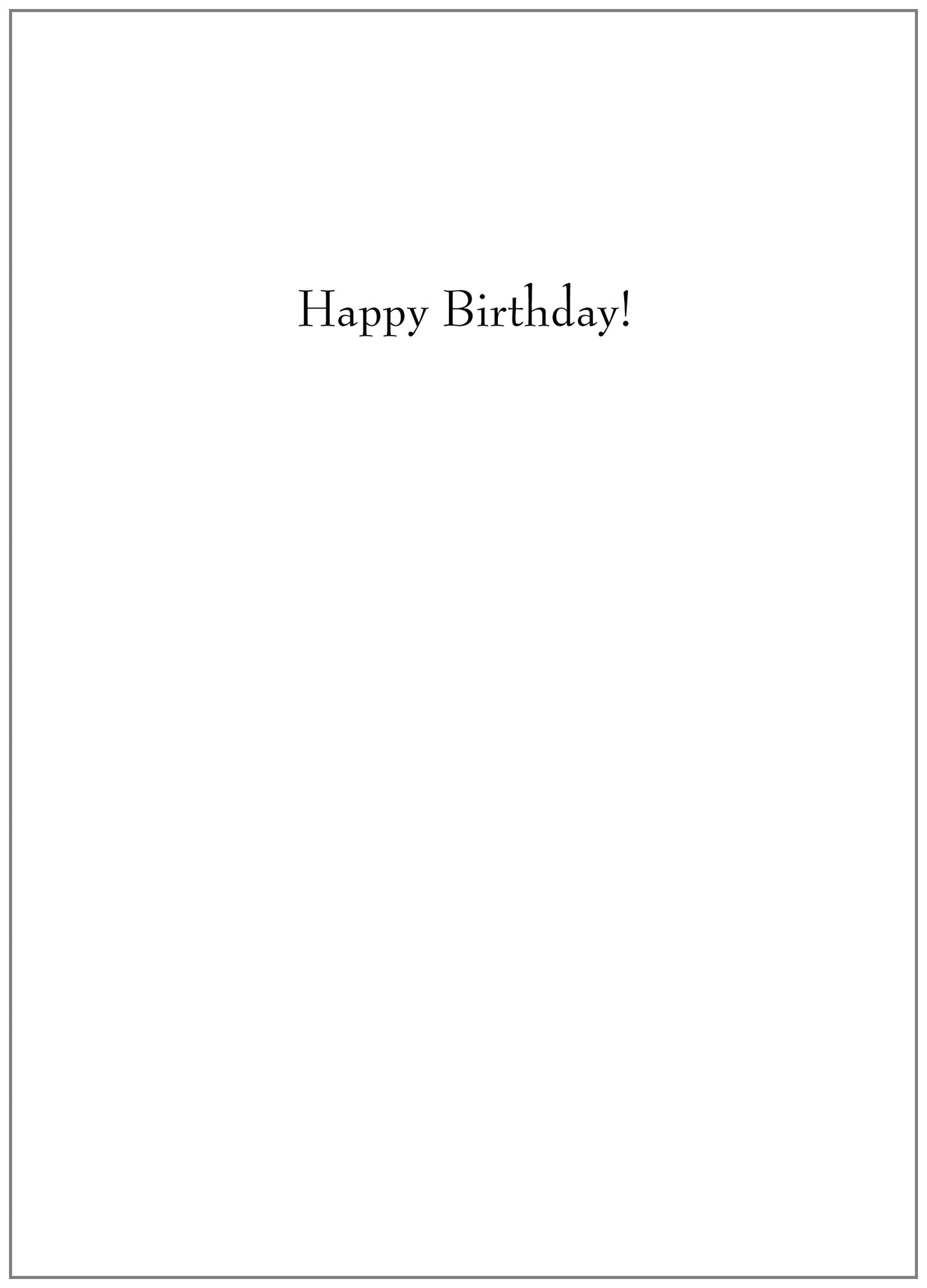 NT131 Birthday Card