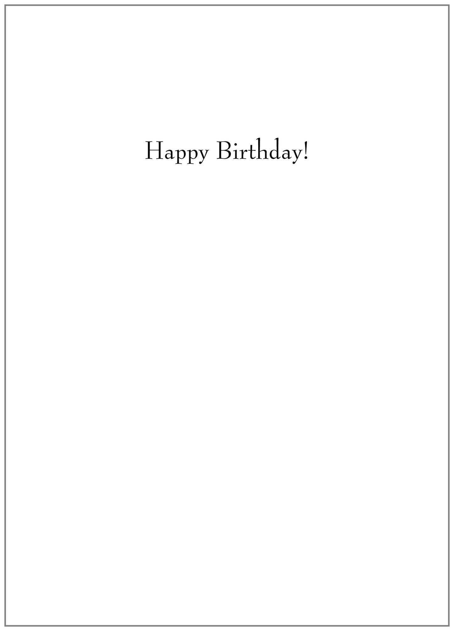 NT138 Birthday Card