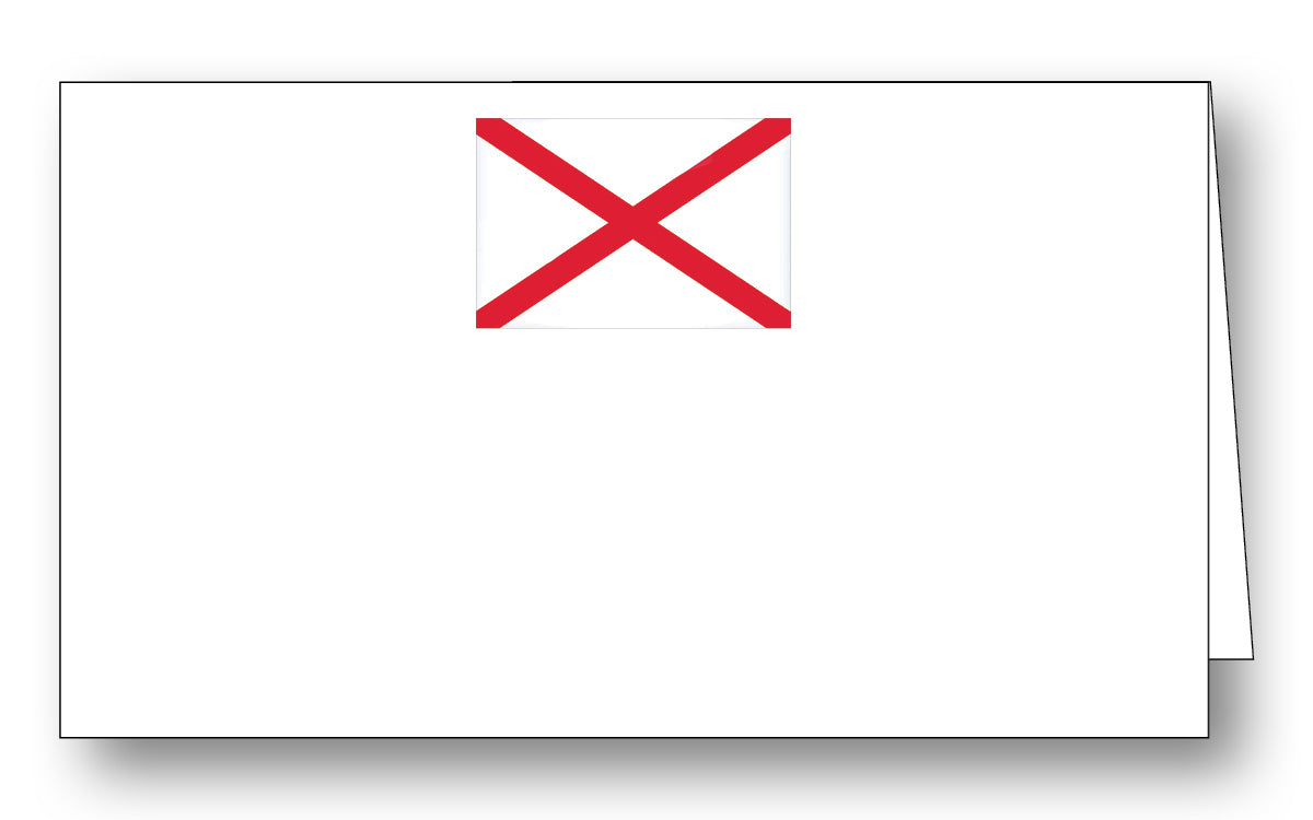 Alabama Flag Place Card