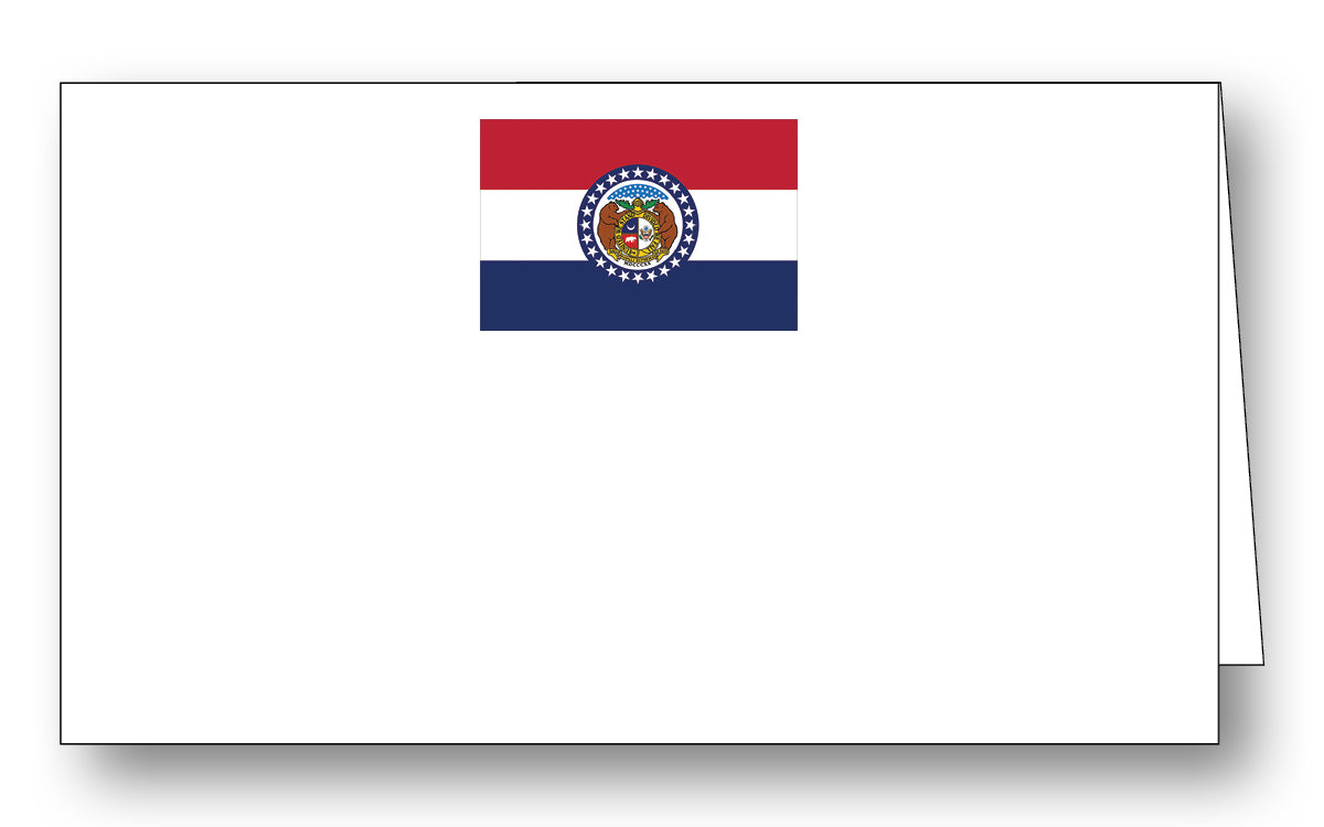 Missouri Flag Place Card