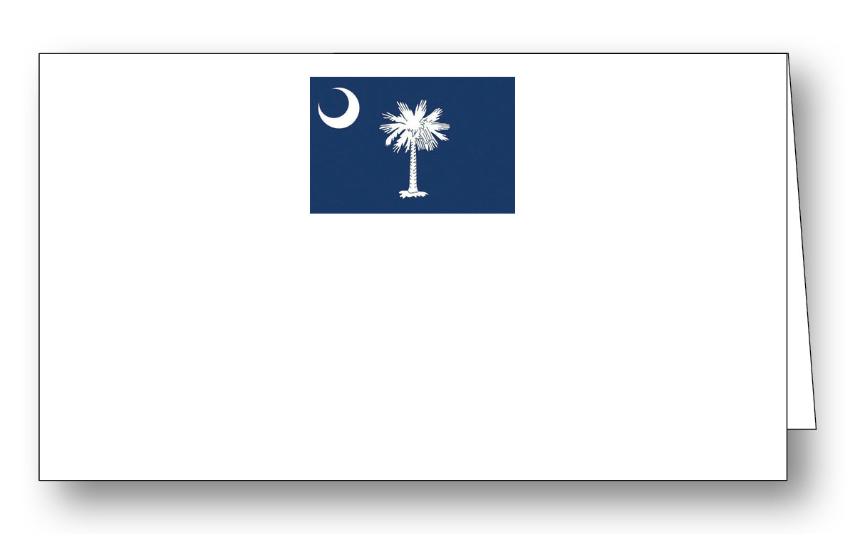 South Carolina Flag Place Card