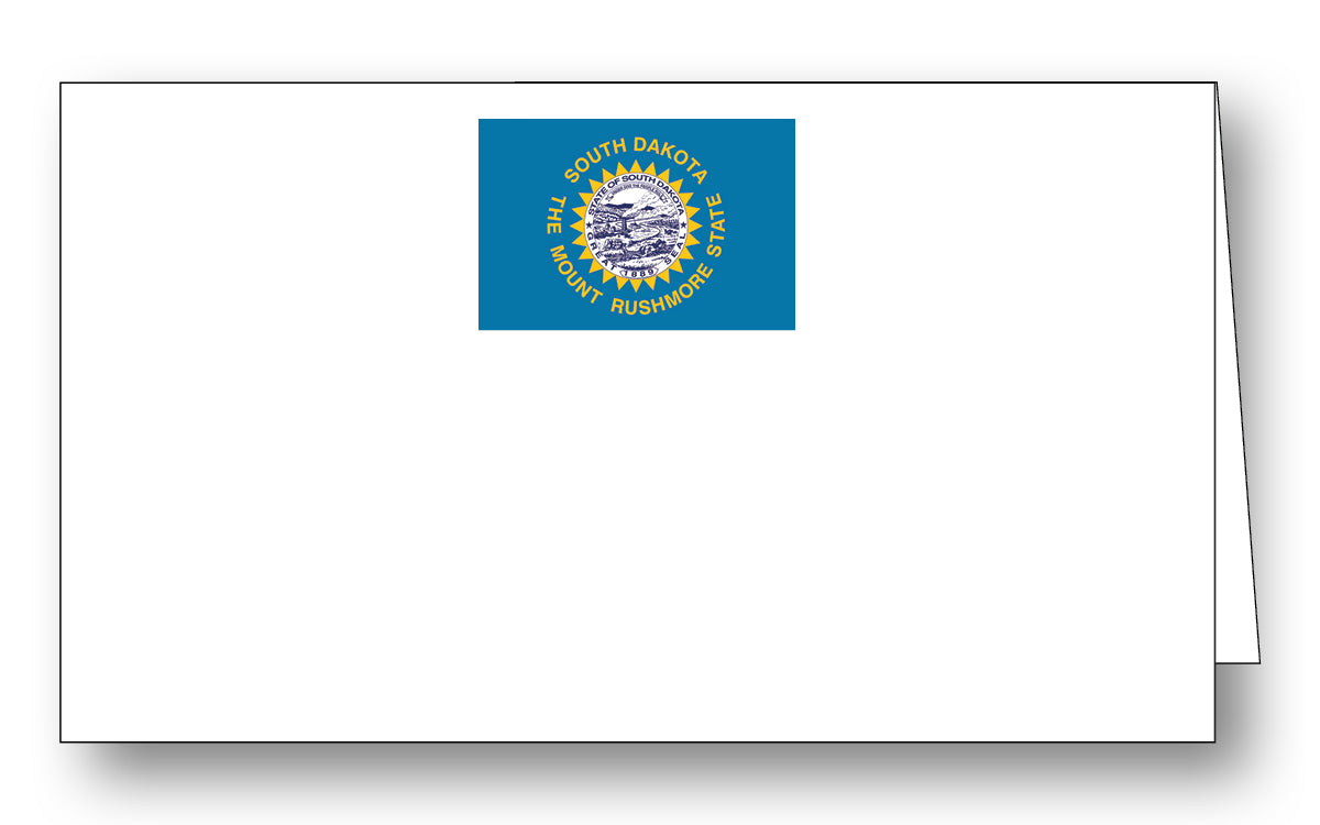 South Dakota Flag Place Card