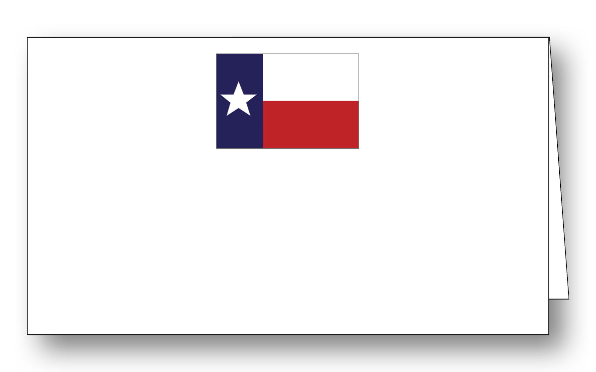 Texas Flag Place Card