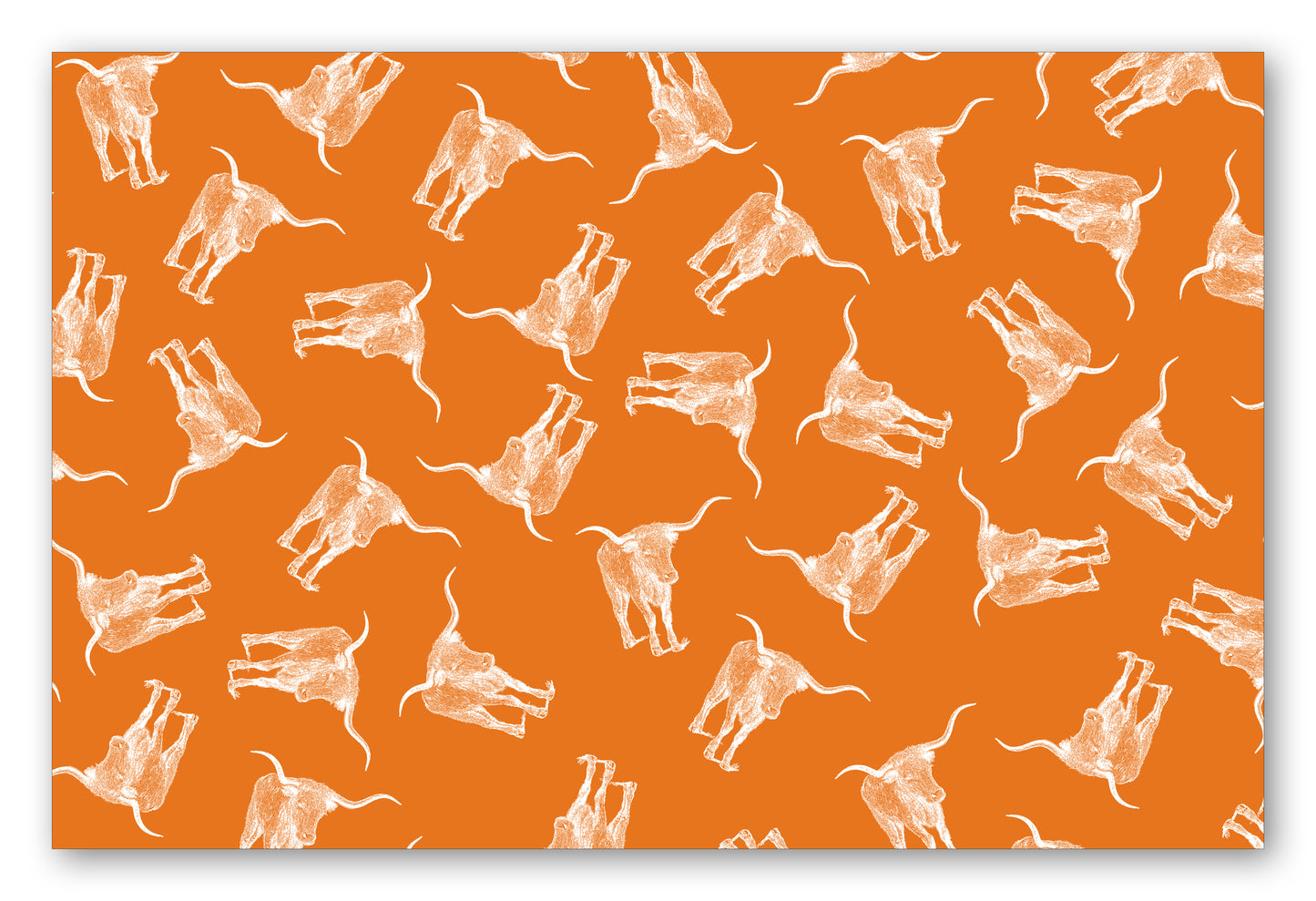 Longhorn Scattered Placemat