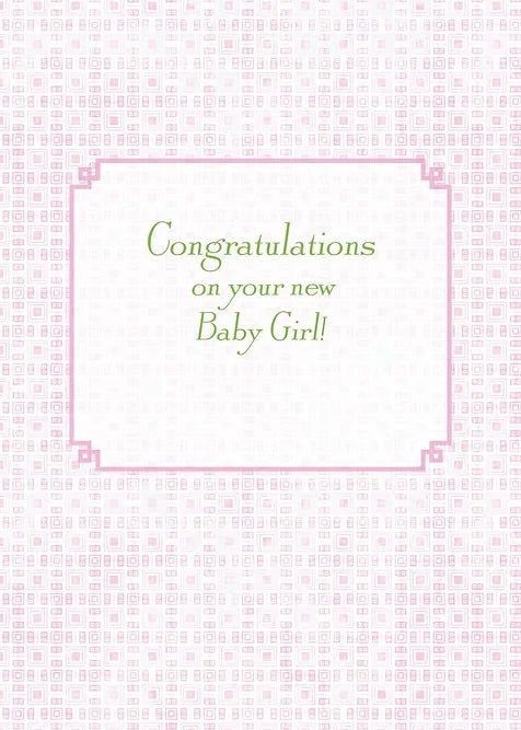 PS05013 Baby Card