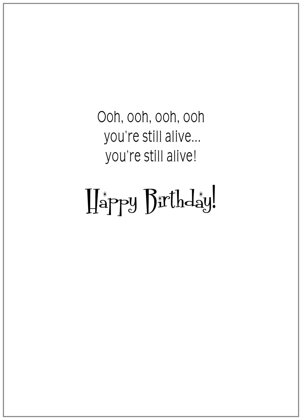 PS16090 Birthday Card
