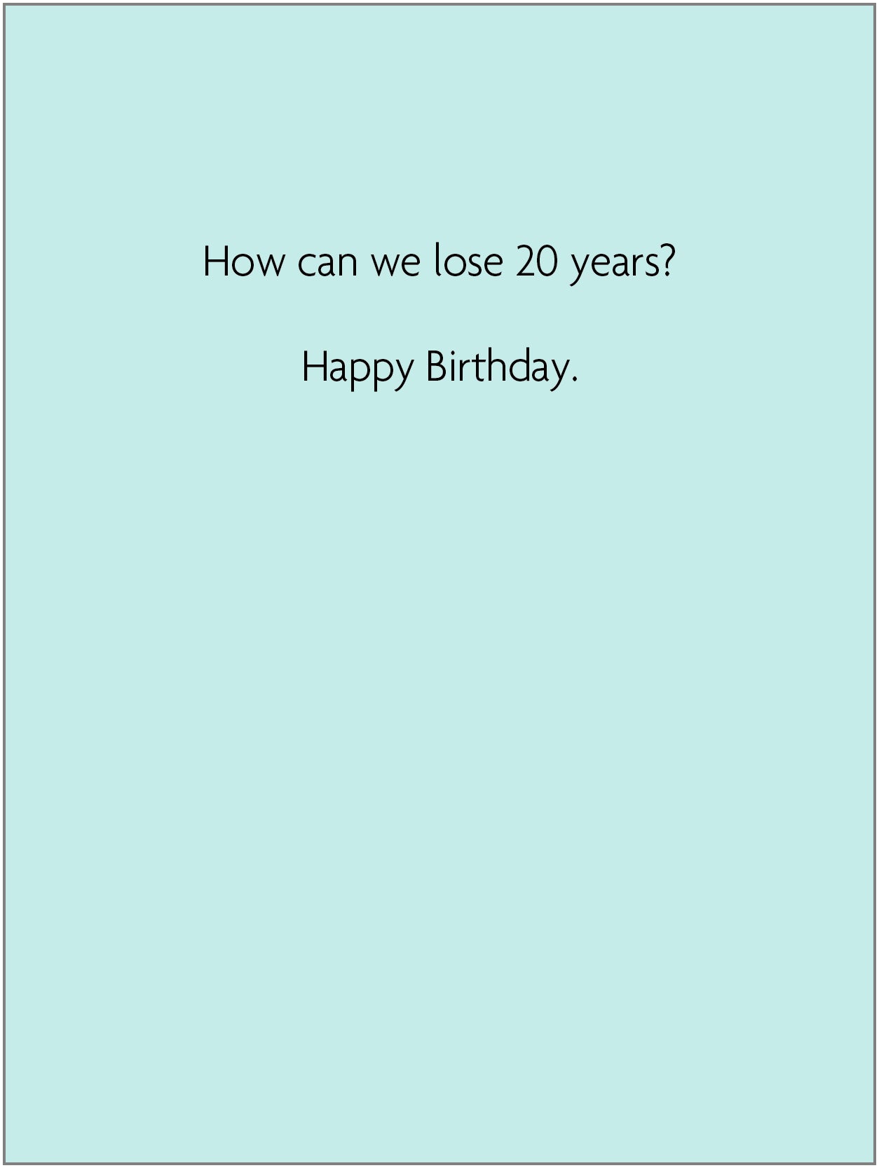 RPX0584 Birthday Card