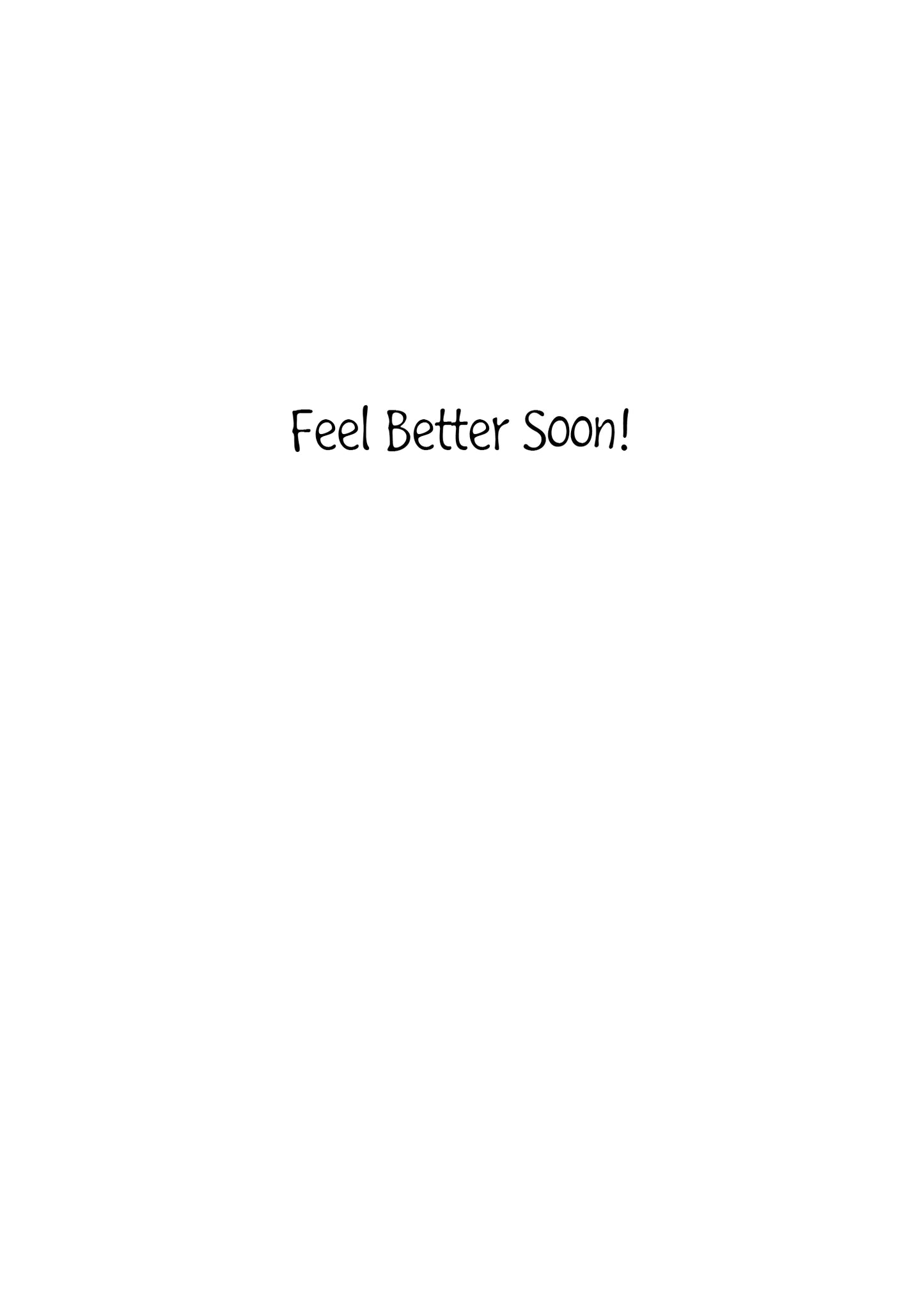 RU143 Get Well Card