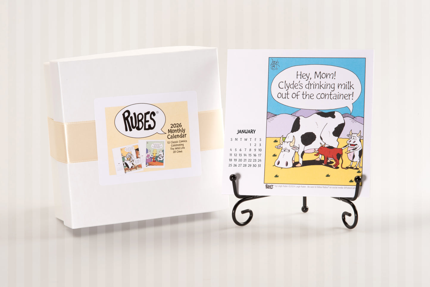2026 Rubes® Cow Desk Calendar