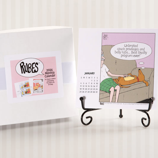 2026 Rubes® Dog Desk Calendar