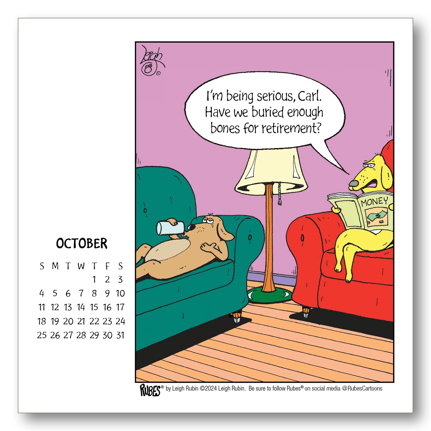 2026 Rubes® Best-Seller Classics Desk Calendar