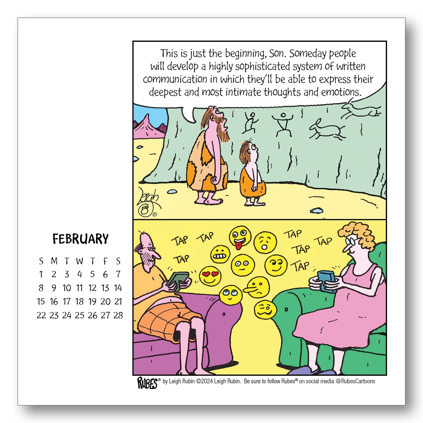 2026 Rubes® Best-Seller Classics Desk Calendar