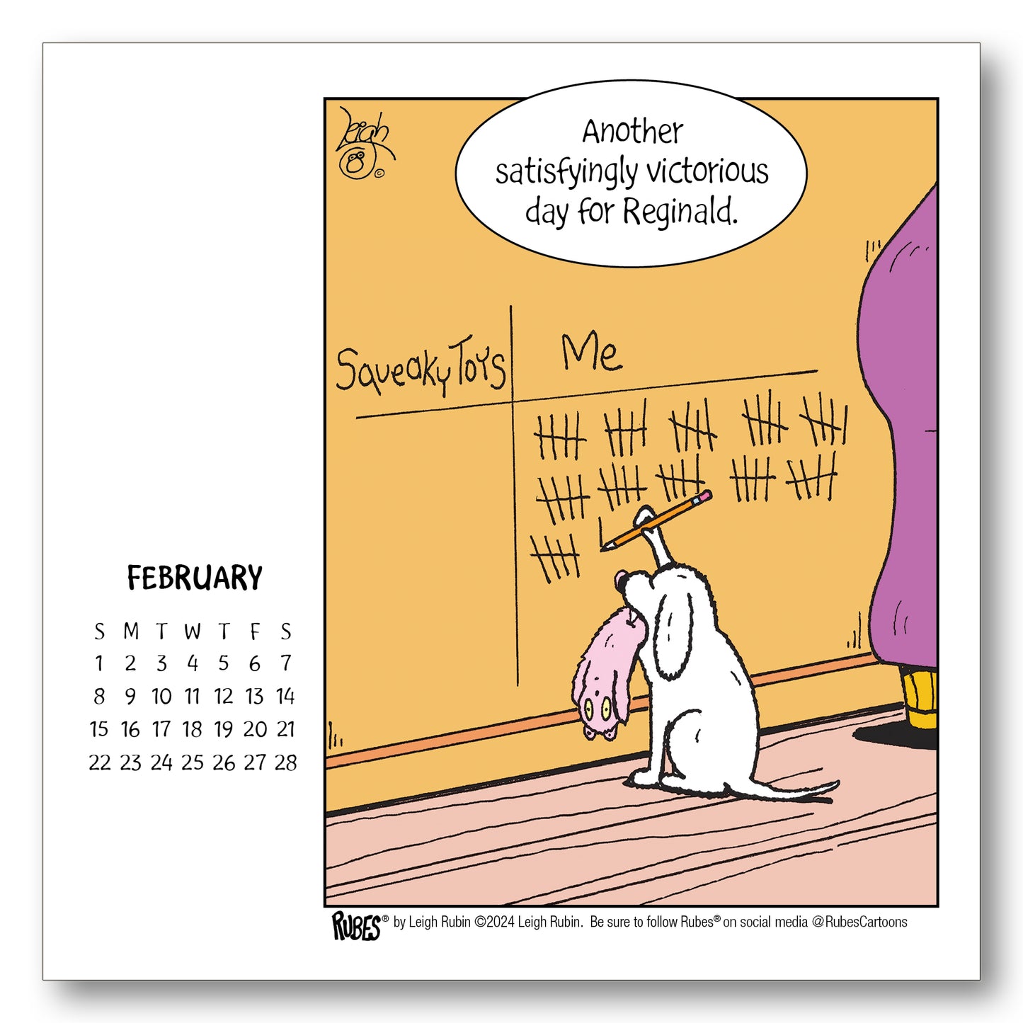 2026 Rubes® Dog Desk Calendar