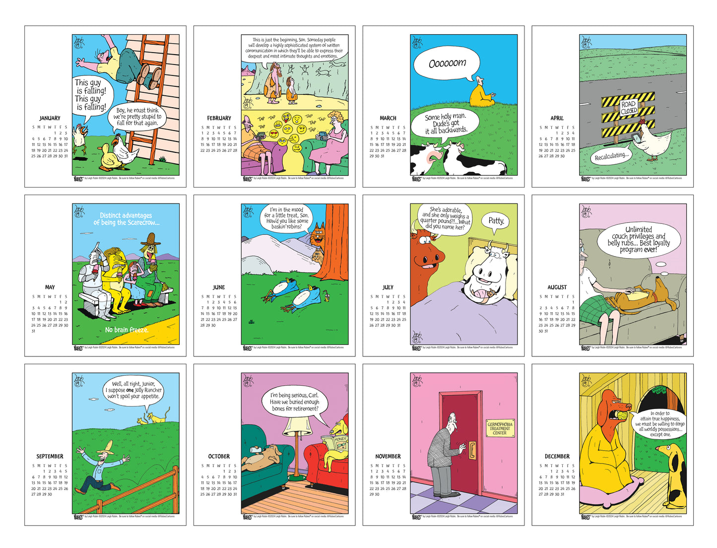 2026 Rubes® Best-Seller Classics Desk Calendar