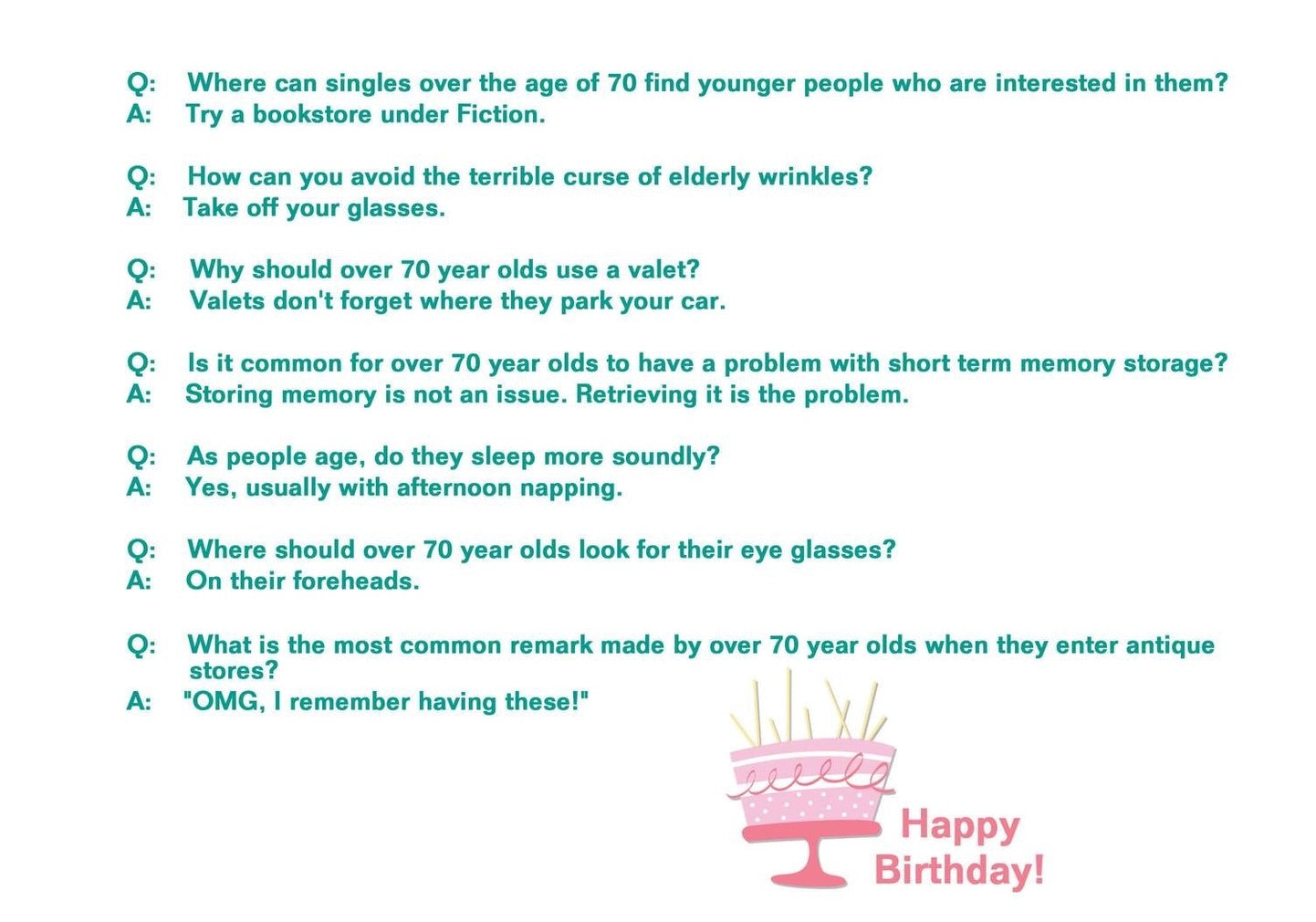 SA6843 Birthday Card