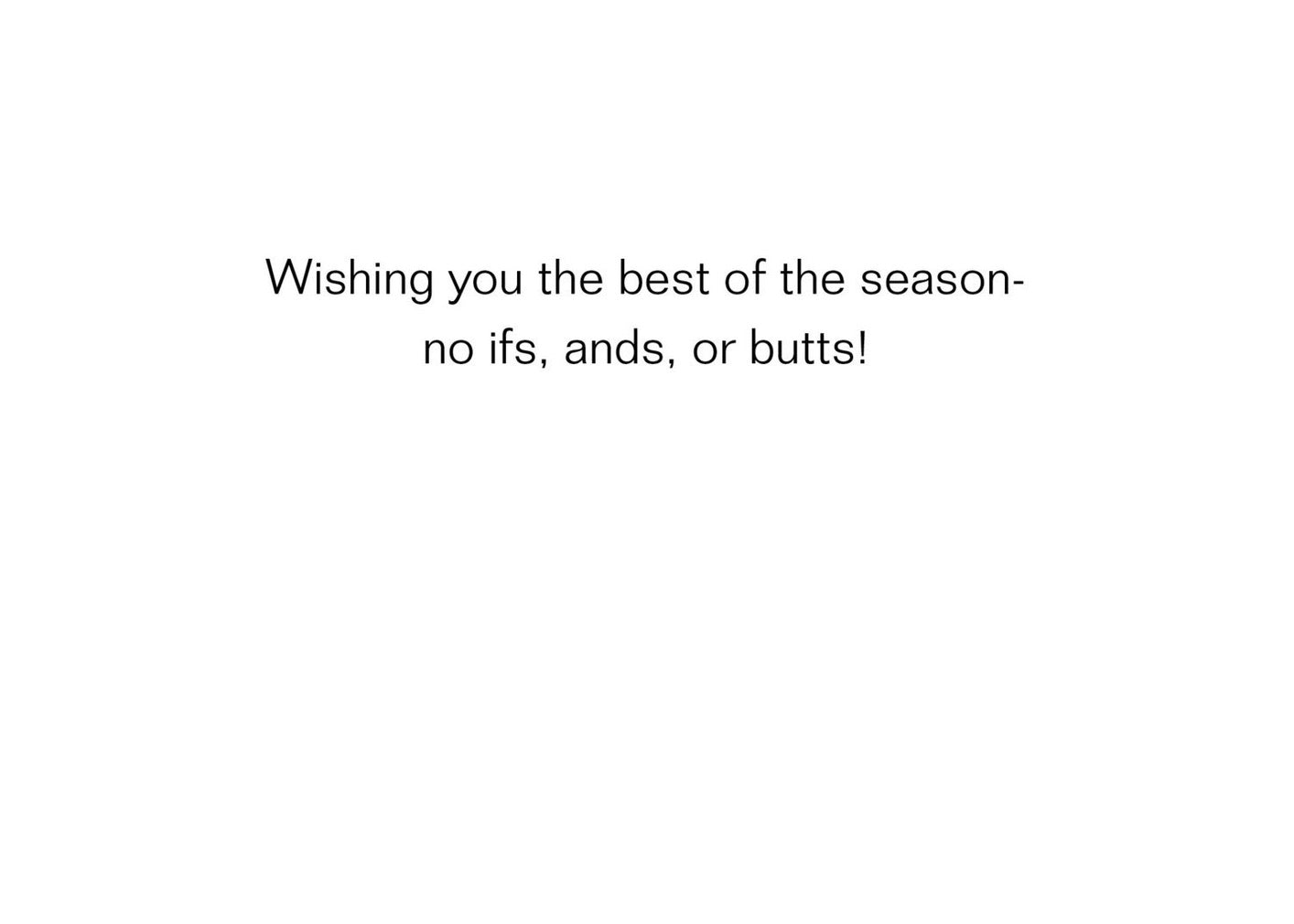 SAH6309 Holiday Card