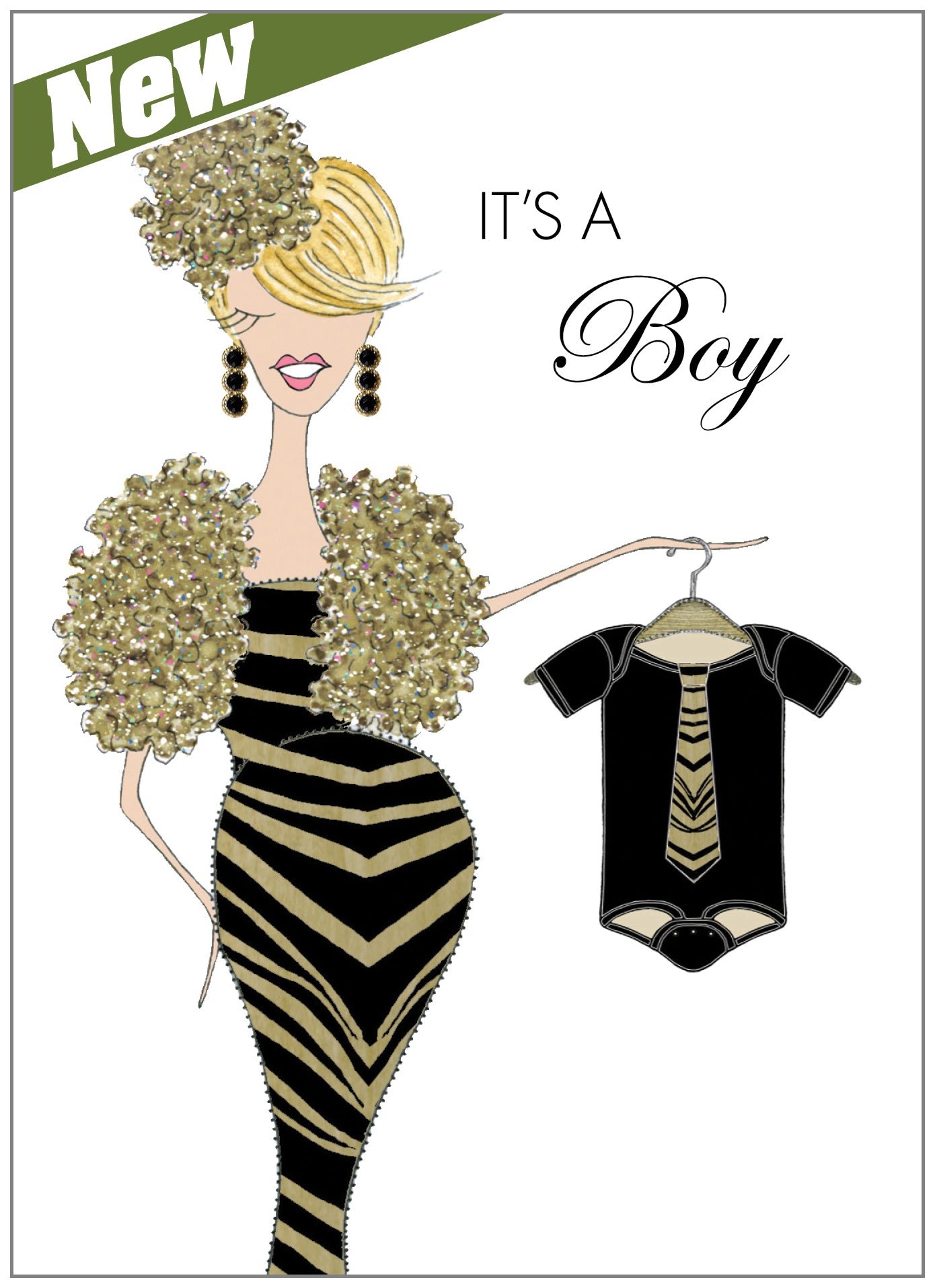 SEH AO372 - Zebra Boy Mom