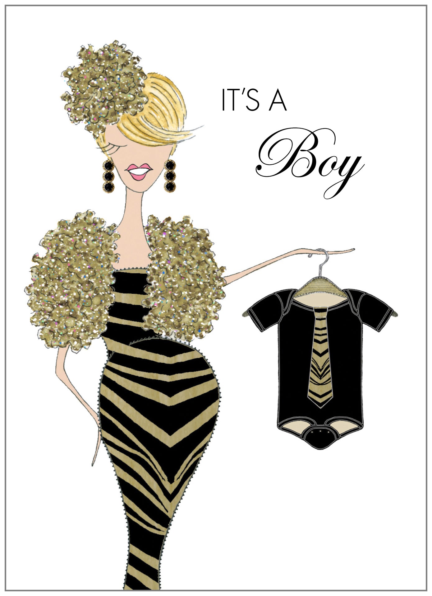 SEH AO372 - Zebra Boy Mom
