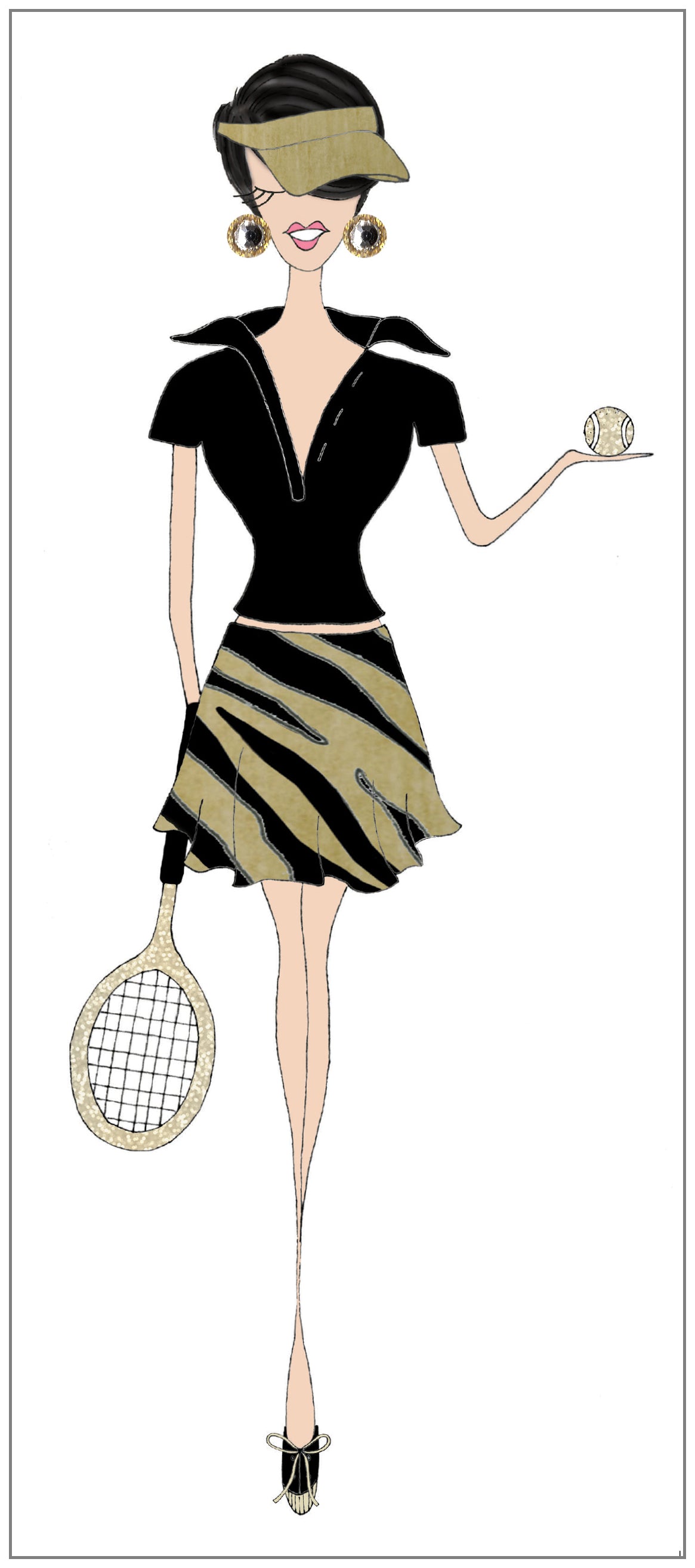 SEH AO665 - Tennis Brunette