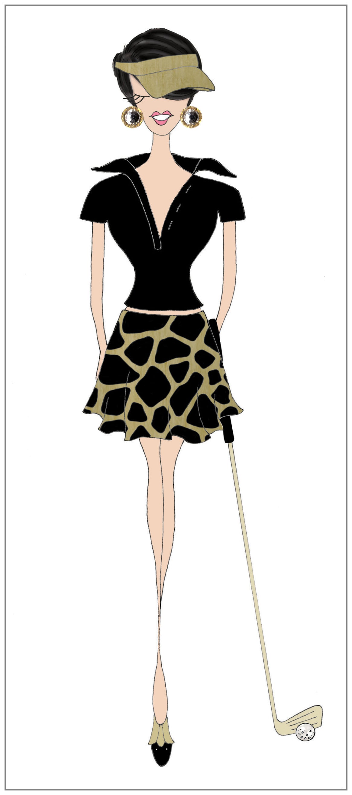SEH AO668 - Golf Brunette