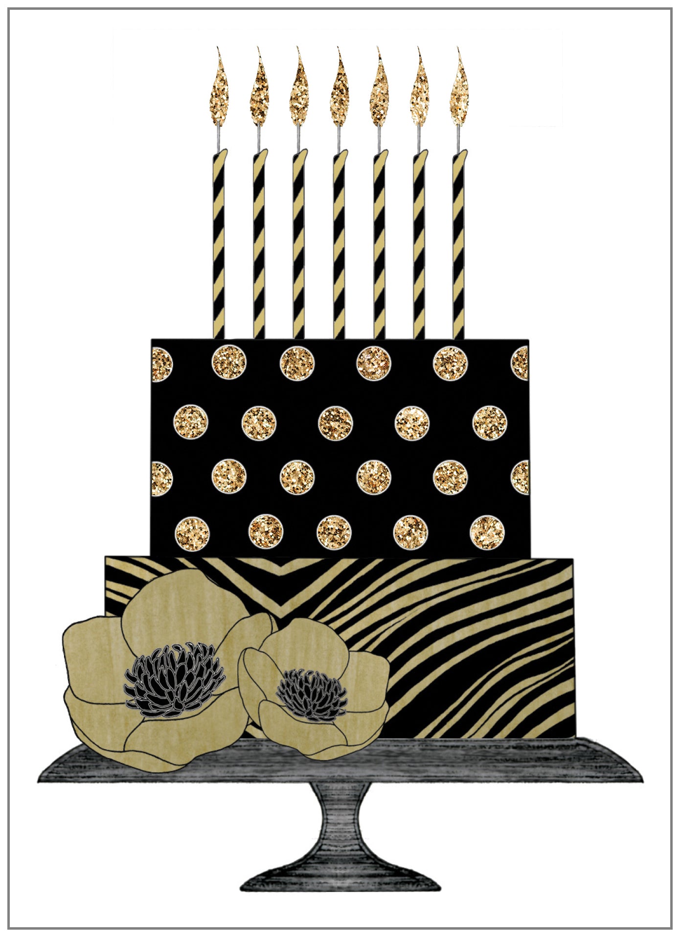 SEH AO673 - Poppies Cake Dark