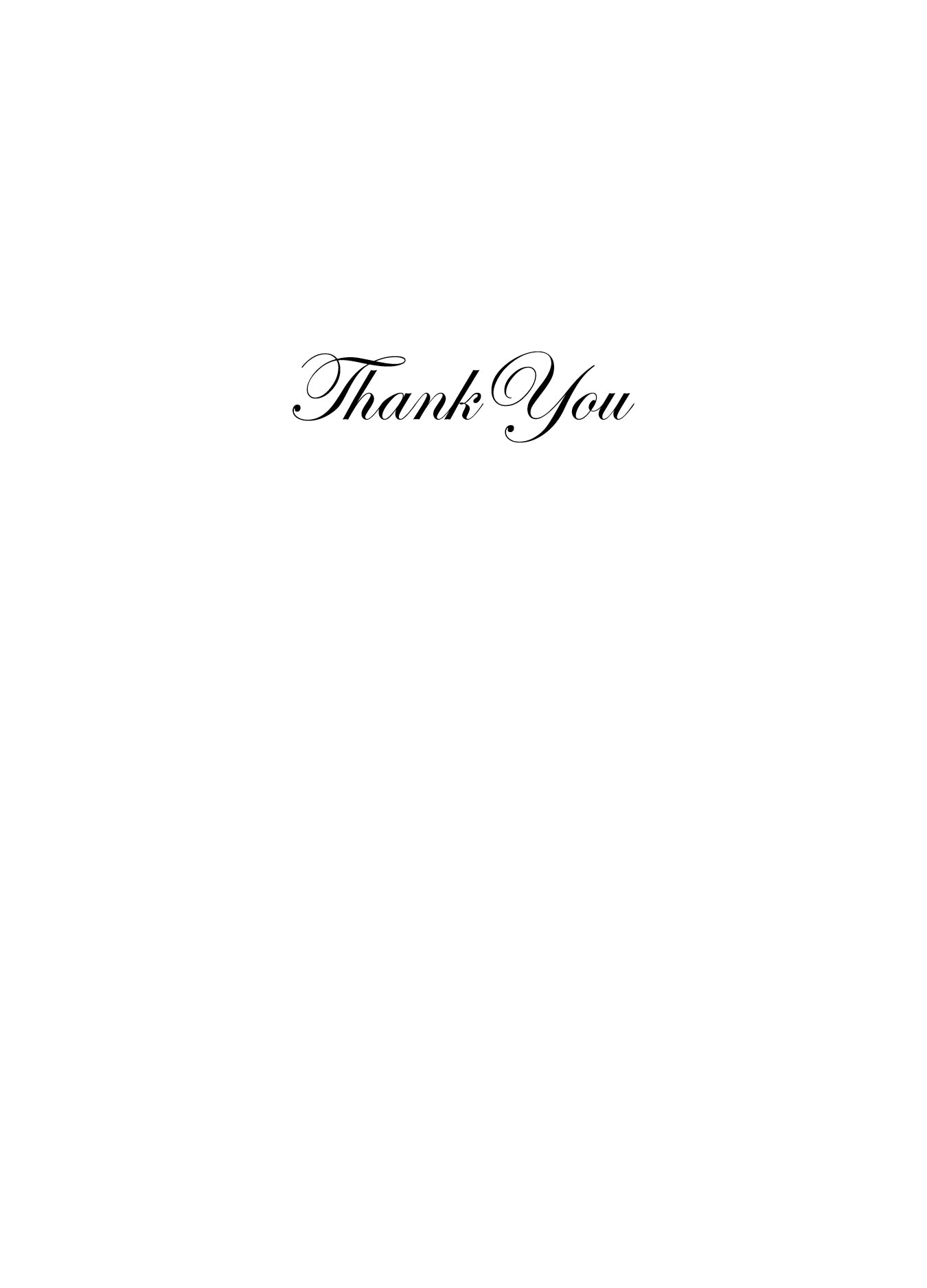 SEH AO682 Thank You Card