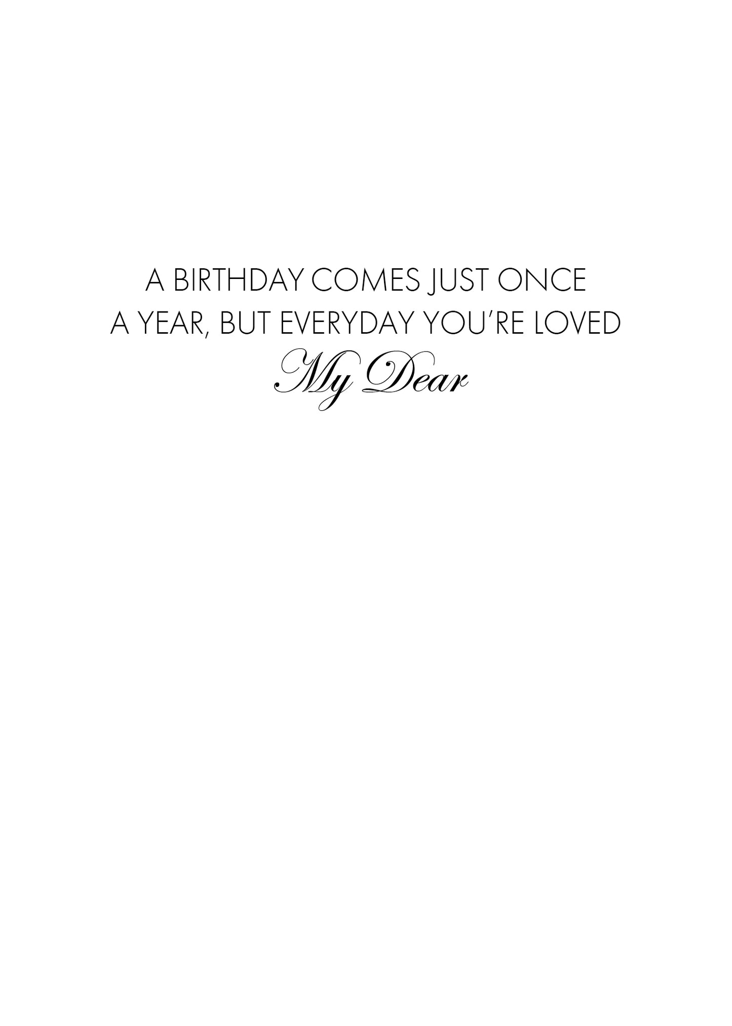 SEH CCC191 Birthday Card