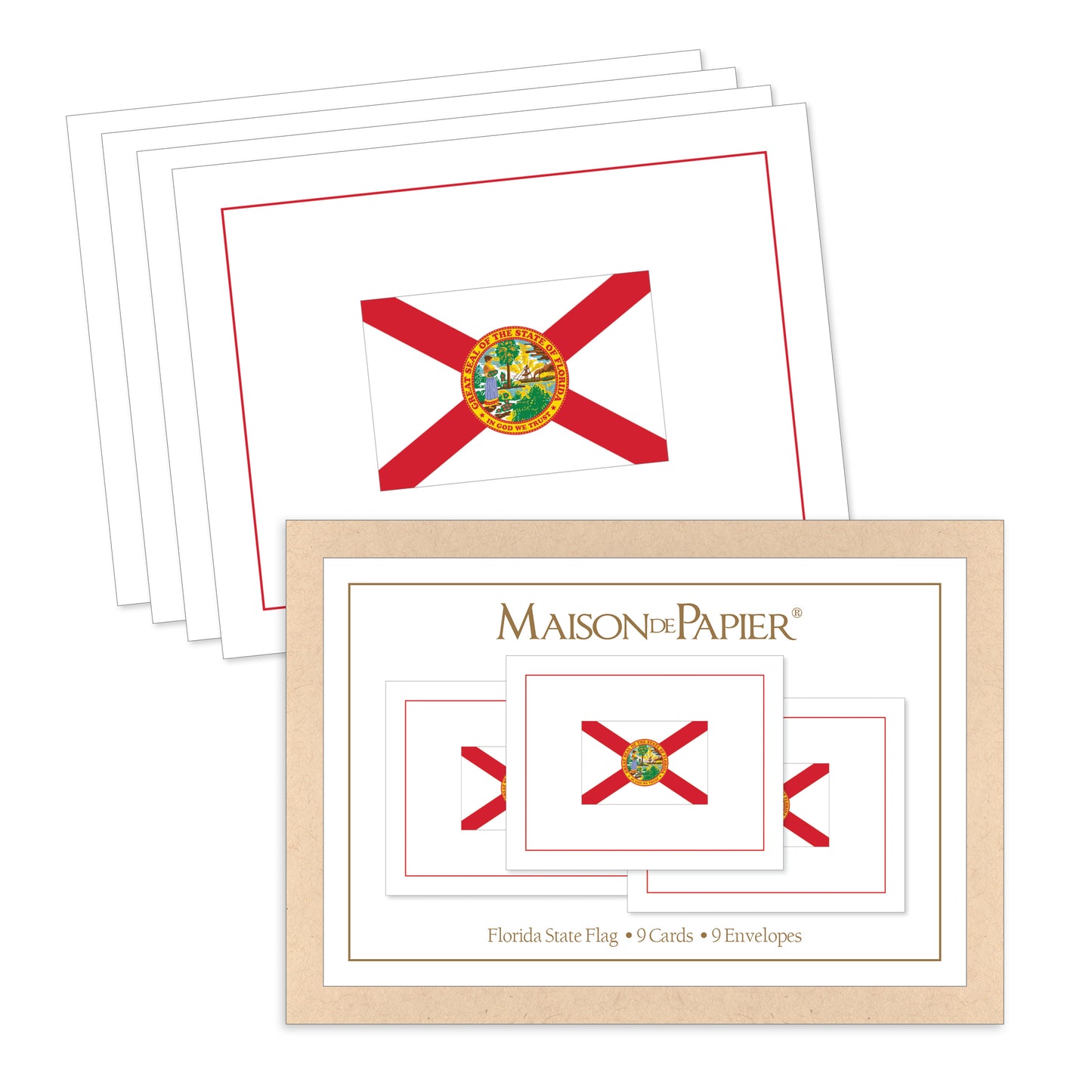 Florida Flag Boxed Note Cards
