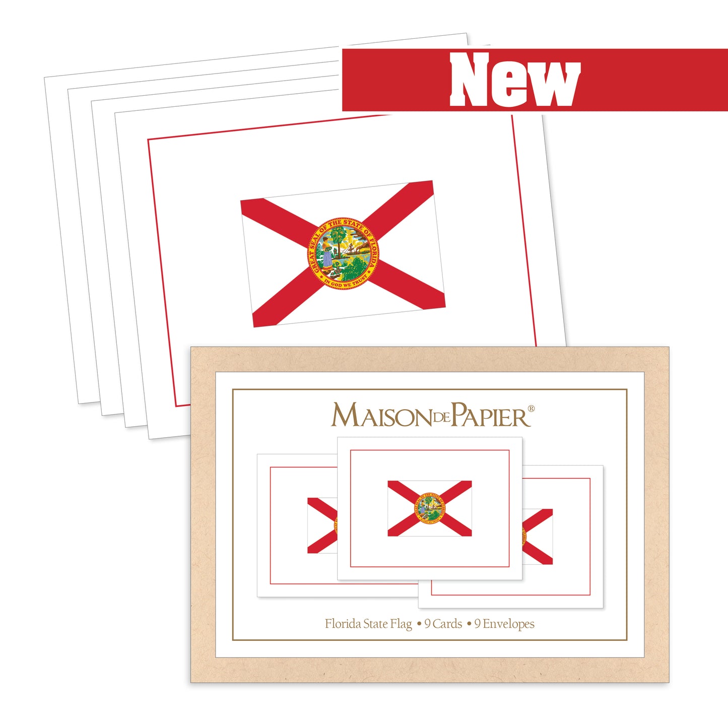 Florida Flag Boxed Note Cards