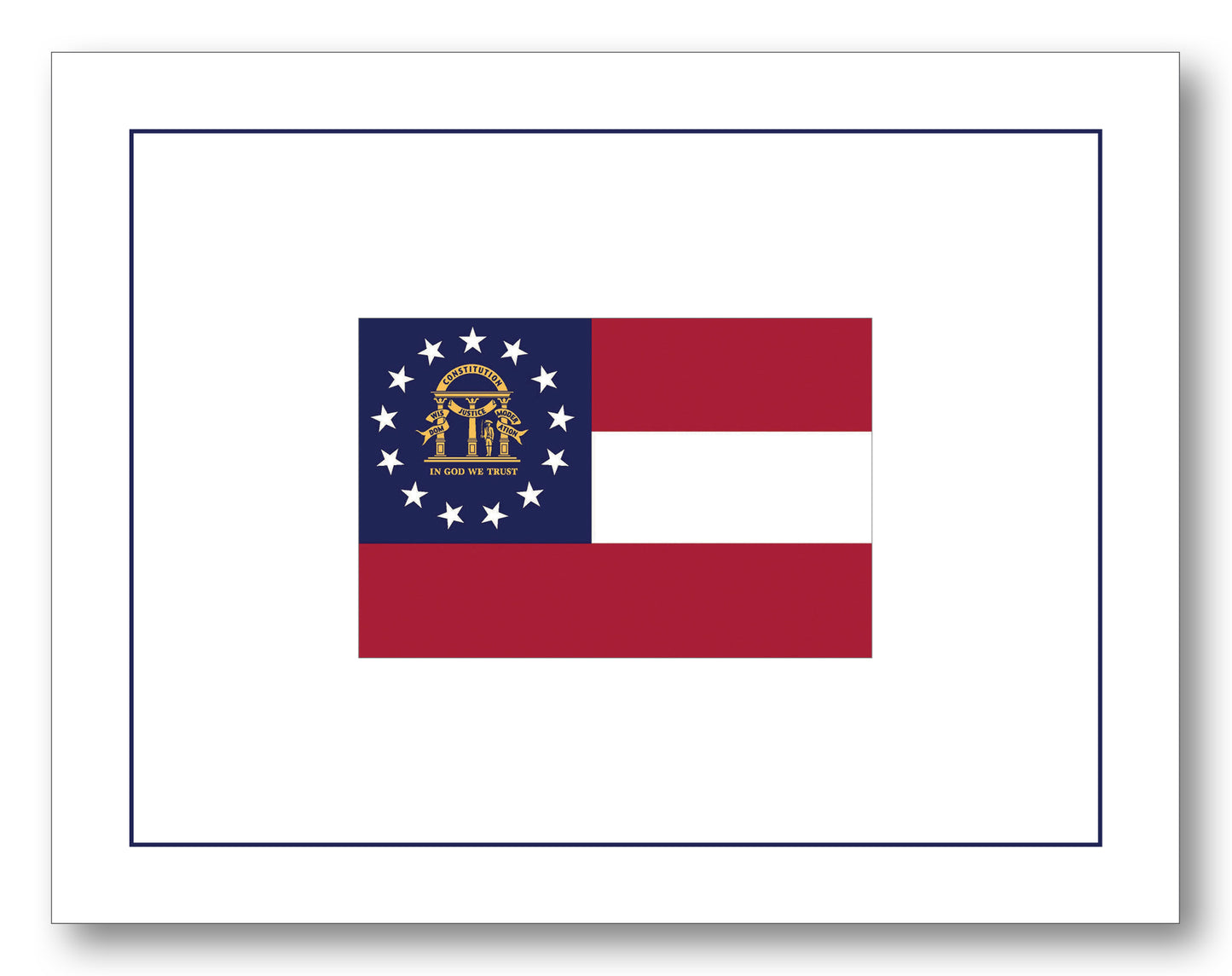 Georgia Flag Boxed Note Cards