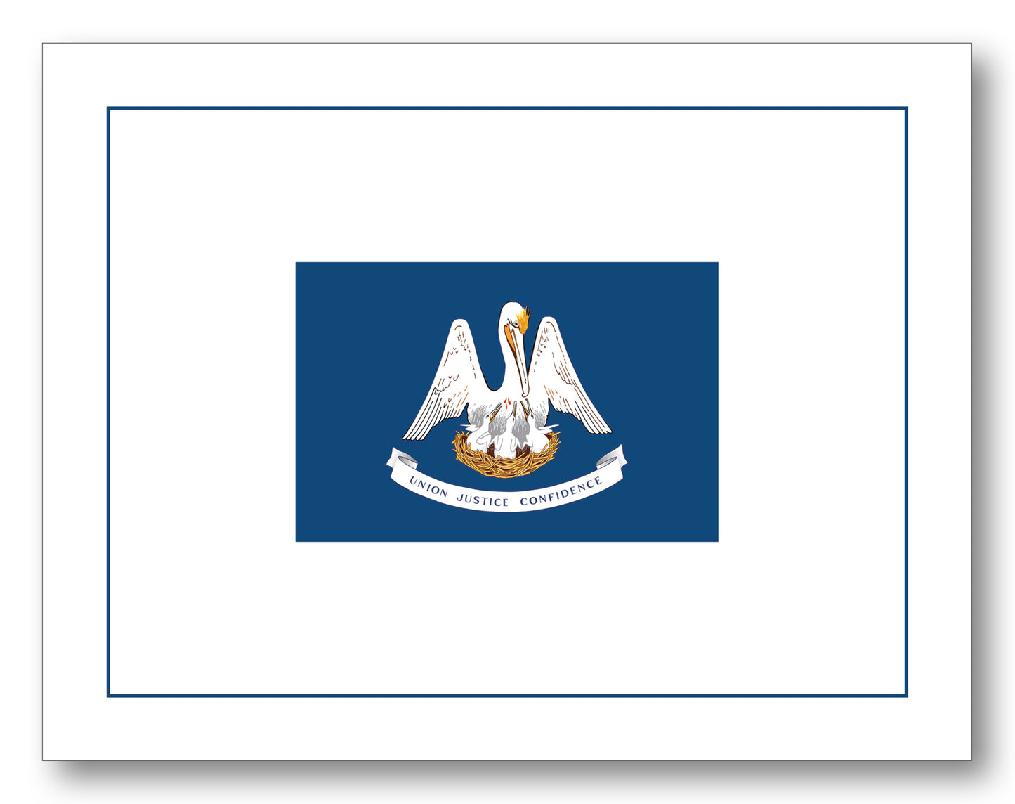 Louisiana Flag Boxed Note Cards