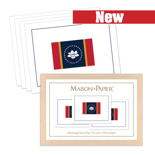 Mississippi Flag Boxed Note Cards