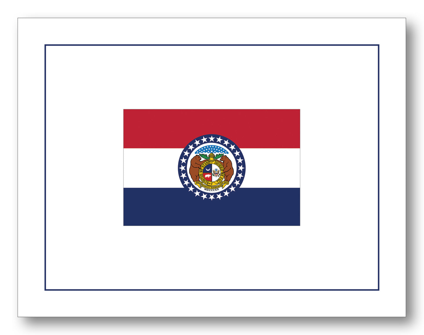 Missouri Flag Boxed Note Cards