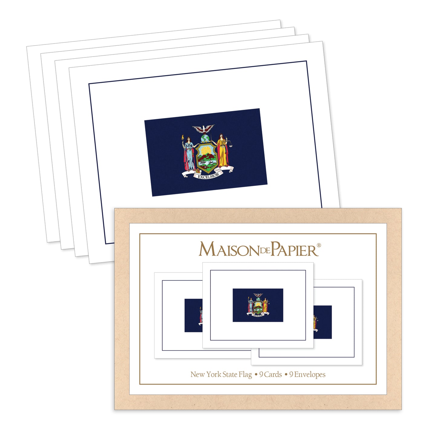 New York Flag Boxed Note Cards